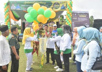 Bupati Lampung Timur M Dawam Rahardjo hadiri GERMAS