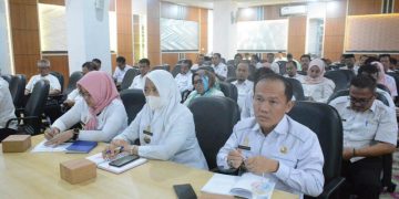 Sekda Kabupaten Lampung Tengah Pimpin Rakor Bulanan