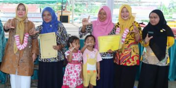 Bunda Paud Trimurjo, Muryati Suparyono Luncurkan Gerakan Masyarakat Untuk Cegah Stunting (GEMUK CEKING)