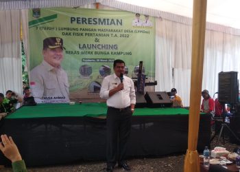 KADIS PERTANIAN KABUPATEN LAMPUNG TENGAH HADIRI PERESMIAN 7 Lumbung Pangan Masyarakat Desa (LPMDes) Di Kecamatan Trimurjo
