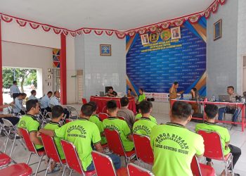 Gandeng Disdukcapil Lapas Gunung Sugih Lakukan Perekaman e-KTP