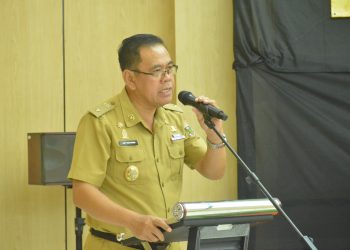 Sekretaris Daerah Lampung Tengah.Adi Sriyono.S.Sos. Membuka Rapat Koordinasi Rembuk Stunting