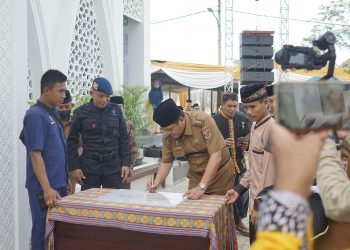 Bupati Lampung Tengah Musa Ahmad Resmikan Ponpes Burhan Albana Dan Masjid Marhamah