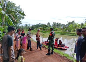 Hilang Diduga Tenggelam Di Aliran Sungai Irigasi Punggur Utara