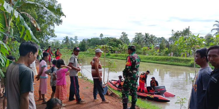 Hilang Diduga Tenggelam Di Aliran Sungai Irigasi Punggur Utara