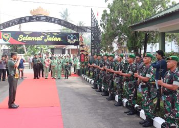 Wakil Walikota Metro Hadiri Kunker Danrem 043/Gatam Di Kodim 0411/KM