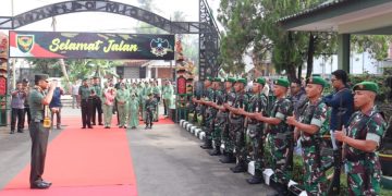 Wakil Walikota Metro Hadiri Kunker Danrem 043/Gatam Di Kodim 0411/KM
