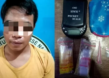 Pria ini Berhasil Diringkus Sat Res Narkoba Polres Lamteng Karena Miliki Sabu