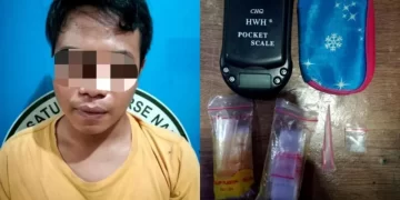 Pria ini Berhasil Diringkus Sat Res Narkoba Polres Lamteng Karena Miliki Sabu