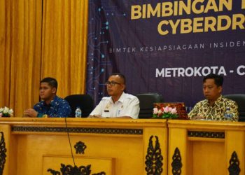 Diskominfo Kota Metro Gelar Bimtek Cyber Drill Yang Diikuti Oleh OPD