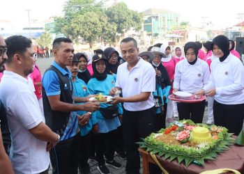 Polres Metro Gelar Olahraga Bersama Sambut HUT Lantas Bhayangkara Ke-68