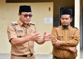 Walikota Dan Wakil Walikota Metro Lakukan Monitoring Pembangunan Sapras Sekolah