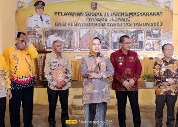 Ketua TP.PKK.Ketua Forum Disabilitas Dan LKKS Lampung Riana Arinal Junaidi Giat di Kecamatan Trimurjo