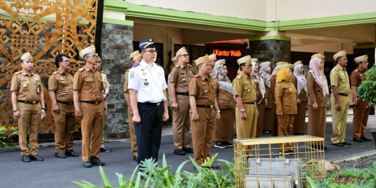 Ini Amanat Sekda Metro Saat Pimpin Apel Senin Pagi