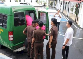 Rugikan Negara 600 Juta, Tersangka Korupsi Dana BOS Afirmasi Tanggamus Dijebloskan Penjara Kejaksaan Tinggi Lampung