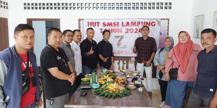 SMSI Lampung Peringati HUT Ke-7