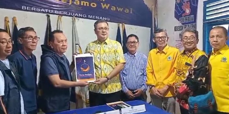 Ketua DPRD Metro Ambil Berkas Balon Walikota Dari NasDem