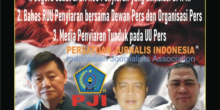 PJI Tolak Keras RUU Penyiaran! Ngawur & Dzolim!