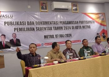 Bawaslu Metro Adakan Sosialisasi Bersama Organisasi Media Se-kota Metro