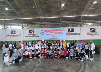 Organ Relawan KMPL Sahabat Mirza Jihan Kota Metro adakan Senam Sehat Riang Gembira