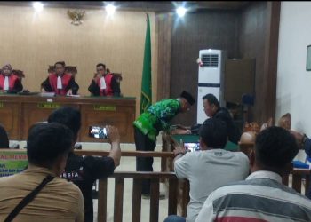 JPU Tuntut Calon Wakil Walikota Metro Bayar Denda Pidana