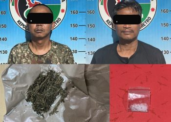Sat Narkoba Polres Metro Amankan Dua Tersangka, Satu Diantaranya Seorang PNS