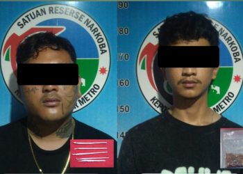*Satnarkoba Polres Metro Amankan 2 Pengguna Sinte Di Lokasi Yang Berbeda*