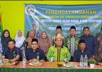 Tingkatkan Pendidikan, IAI Darul Amal Lampung Tandatangani MoU Bersama Pengadilan Agama Kota Metro