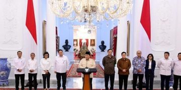 Presiden Prabowo Subianto mengumumkan kebijakan pemerintah dalam memperkuat ketahanan ekonomi nasional