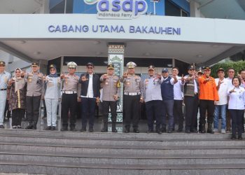 Kakor Lantas Polri Tinjau Kesiapan Operasi Ketupat Krakatau 2025 di Pelabuhan Bakauheni