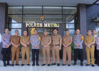 Pererat Sinergi, Kapolres Metro Sambut Silaturahmi Walikota dan Wakil Walikota