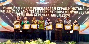 Apresiasi KPU Lampung: IWO Lampung Raih Penghargaan atas Kolaborasi di Pemilu