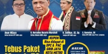 DPD GRIB Jaya Gelar Bazar Sembako Murah