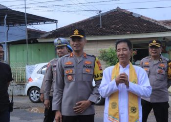 Pastikan Keamanan Kapolres Metro Cek dan Kontrol Pengamanan Perayaan Hari Waisak Umat Buddha di Vihara Budha Darma Diva