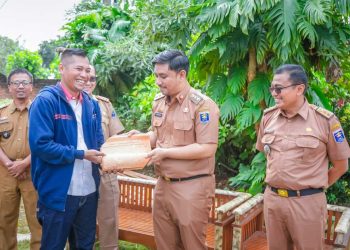 Wakil Wali Kota Metro Dr. M. Rafieq Adi Pradana: serahkan bantuan korban bencana angin puting beliung