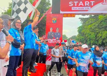 Puncak Hari Bhayangkara Ke-79, Polres Metro Gelar FunRun 2025