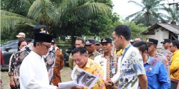 Bupati Dan Wakil Bupati Lampung Tengah Tinjau Calon Gedung Samsat Drive Thru