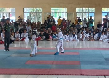 SUBDENPOM GELAR KEJUARAAN SHIROITE KARATEDO HUT.POMAD KE-79.