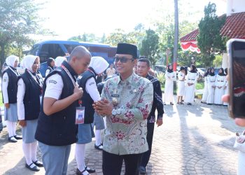 Bupati Lampung Tengah, Ardito Wijaya Apresiasi Calon Peserta Paskibraka Kabupaten Lampung Tengah
