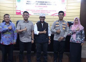 Bupati Lampung Tengah Ardito Wijaya, Menjadi Narasumber Diklat Calon Paskibraka Kabupaten Lampung Tengah Tahun 2025