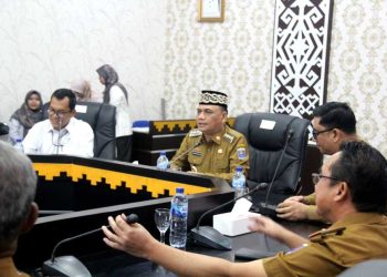 Walikota Metro Bersama Wakilnya Hadiri Sosialisasi Hasil Pembinaan Program Kelurahan Cantik Yang Digelar BPS