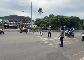 Polwan Polres Metro Gelar Turlalin dalam Rangka HUT ke-77 Polwan RI