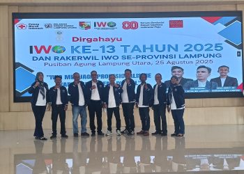 PD IWO Kota Metro Hadiri HUT Ke 13 dan Rakerwil IWO se provinsi Lampung di Lampung Utara