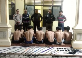 Polres Metro Berhasil Gagalkan Tawuran Remaja Bersenjata Tajam di Metro Utara