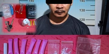 Tim Patroli Polres Metro Tangkap Seorang Pria Diduga Pengedar Narkoba di Metro Timur, Amankan Barang Bukti Sabu dan Alat Hisap