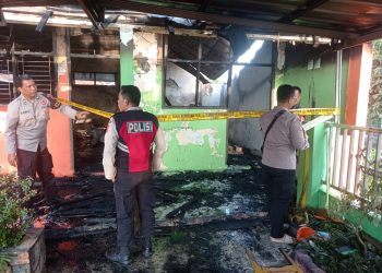 Polsek Metro Barat Amankan Kebakaran di Gedung TK Khodijah