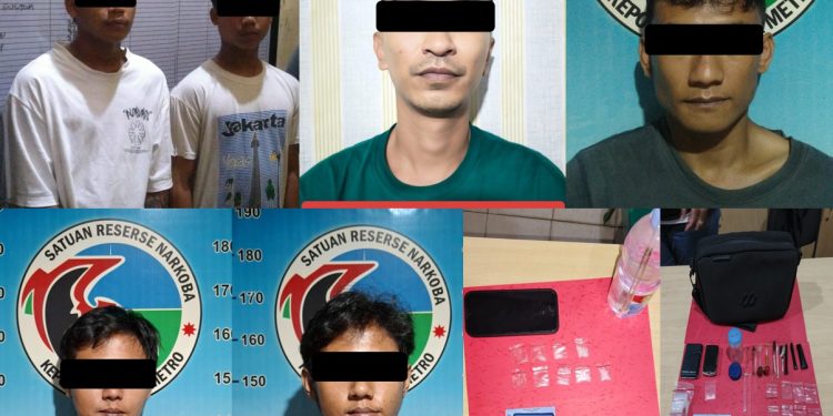 Dalam Sehari, Polres Metro Ungkap Tiga Kasus Narkoba dan Amankan Lima Pelaku