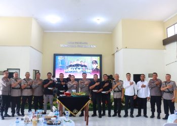 Hari Jadi Humas Polri ke-74, Polres lampung timur Gelar Syukuran