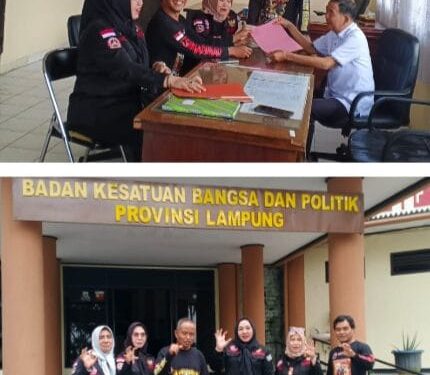 DPW LSM HARIMAU Provinsi Lampung Resmi Daftarkan Lembaga ke Kesbangpol