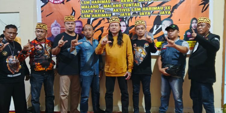 DPW LSM HARIMAU PROVINSI LAMPUNG SAMBUT KEDATANGAN KETUA UMUM DPP LSM HARIMAU BESERTA ROMBONGAN